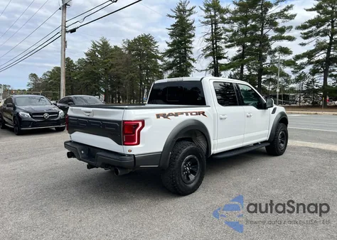 2018 Ford F150 Raptor из США, поврежденный, VIN 1FTFW1RG6JFB00567